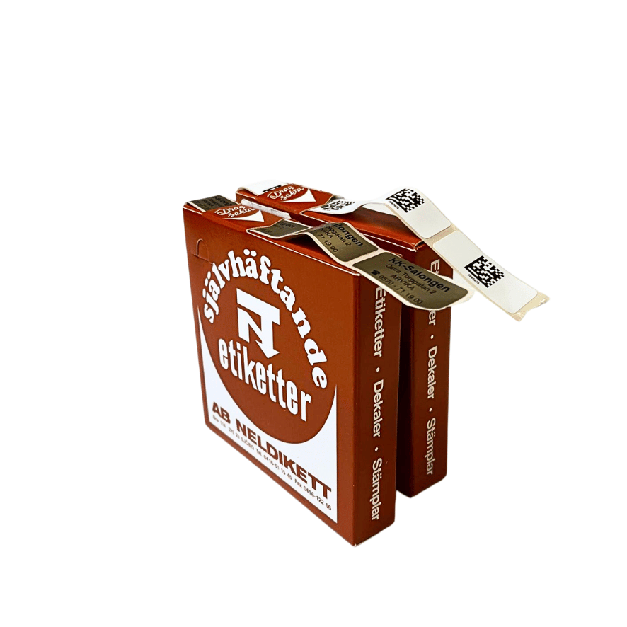 15x35mm Etikett