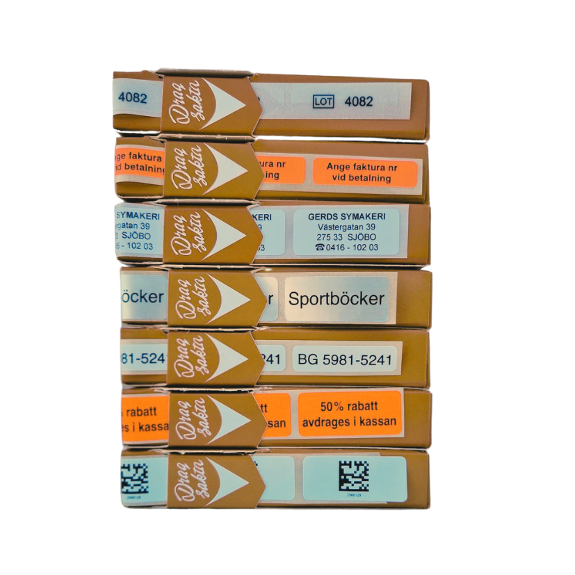 9x35mm Etikett